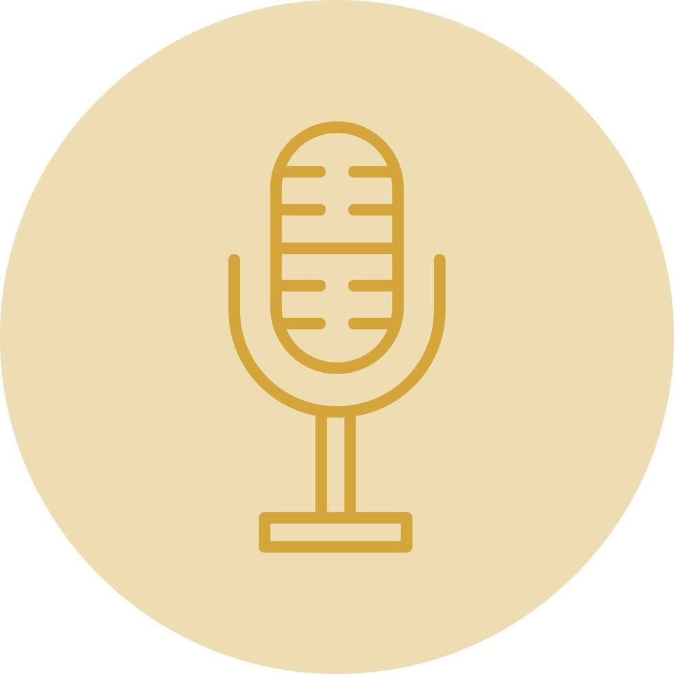 Podcast Vector Icon Design