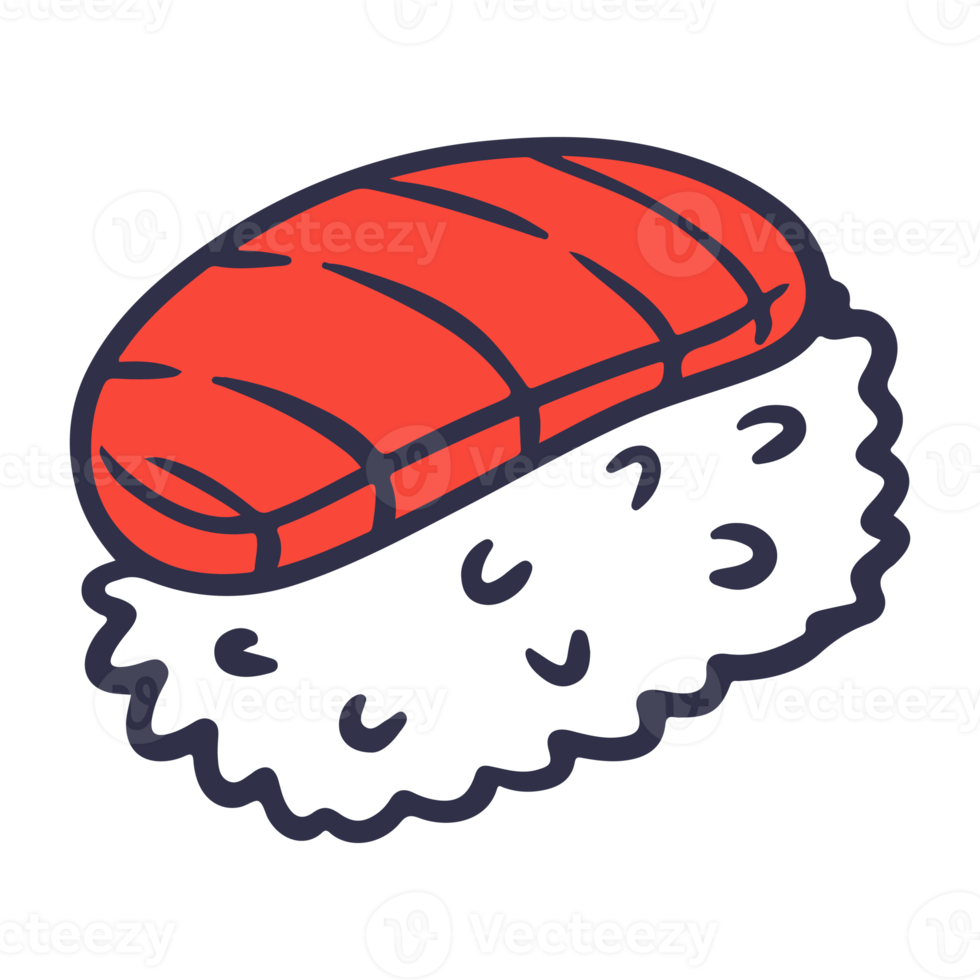 simple Sushi cartoon element png