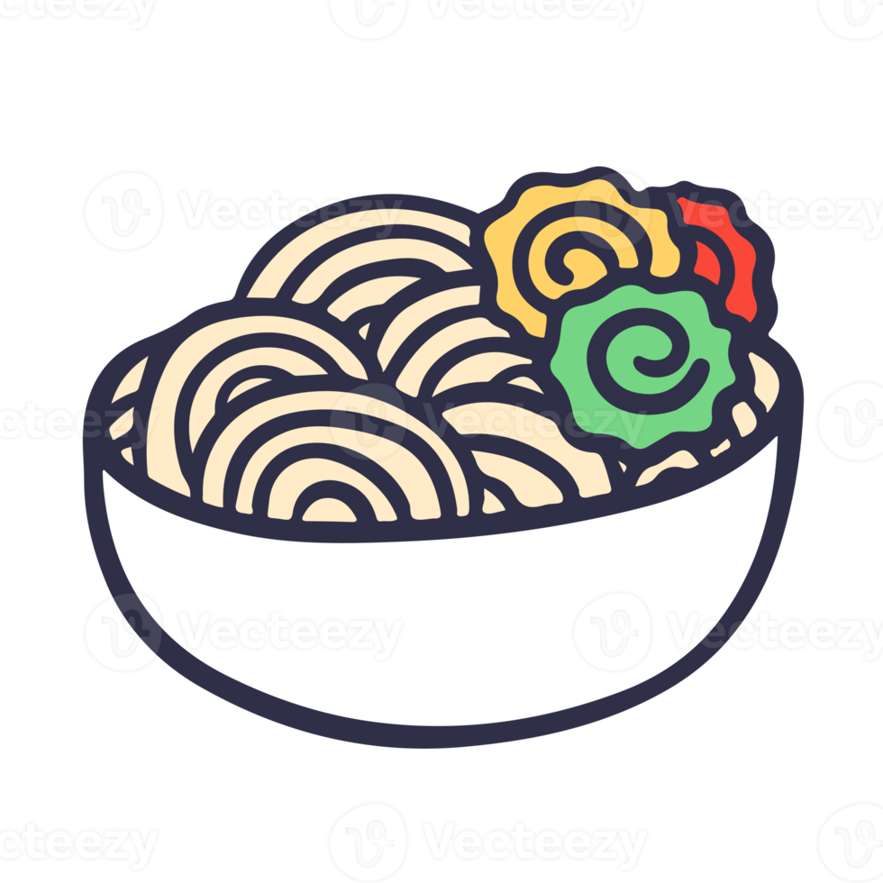 simples do ramen tigela png