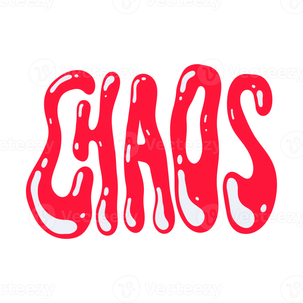 vloeistof chaos tekst effect png