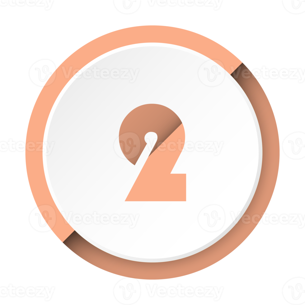 Bullet with number 2 png