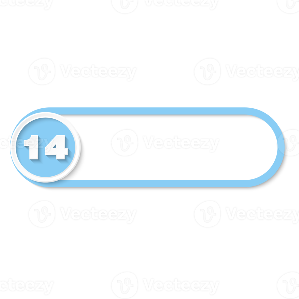 kula med siffra 14 png