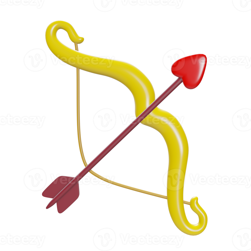 3d rendering bow. png