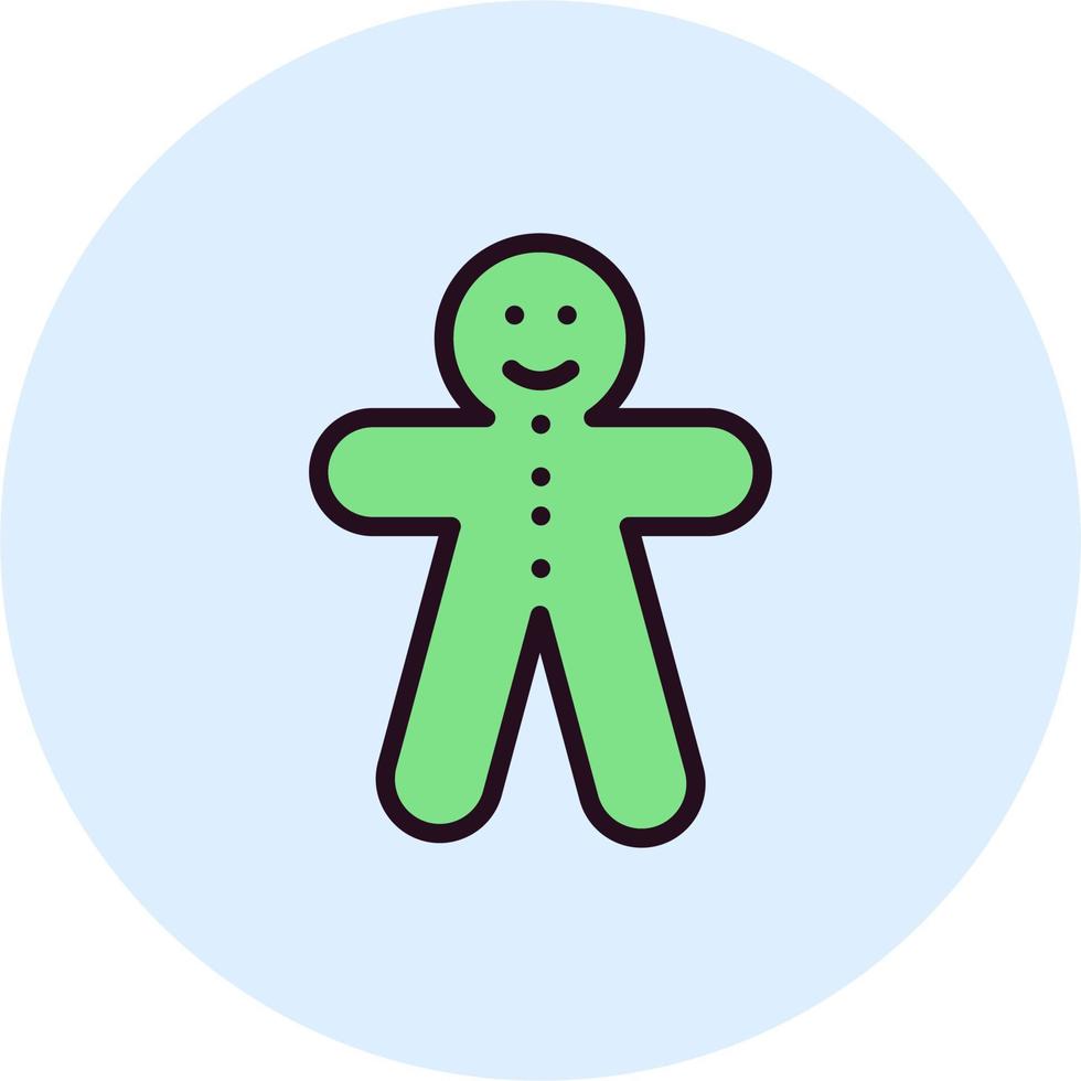 Ginger Bicuit Vector Icon