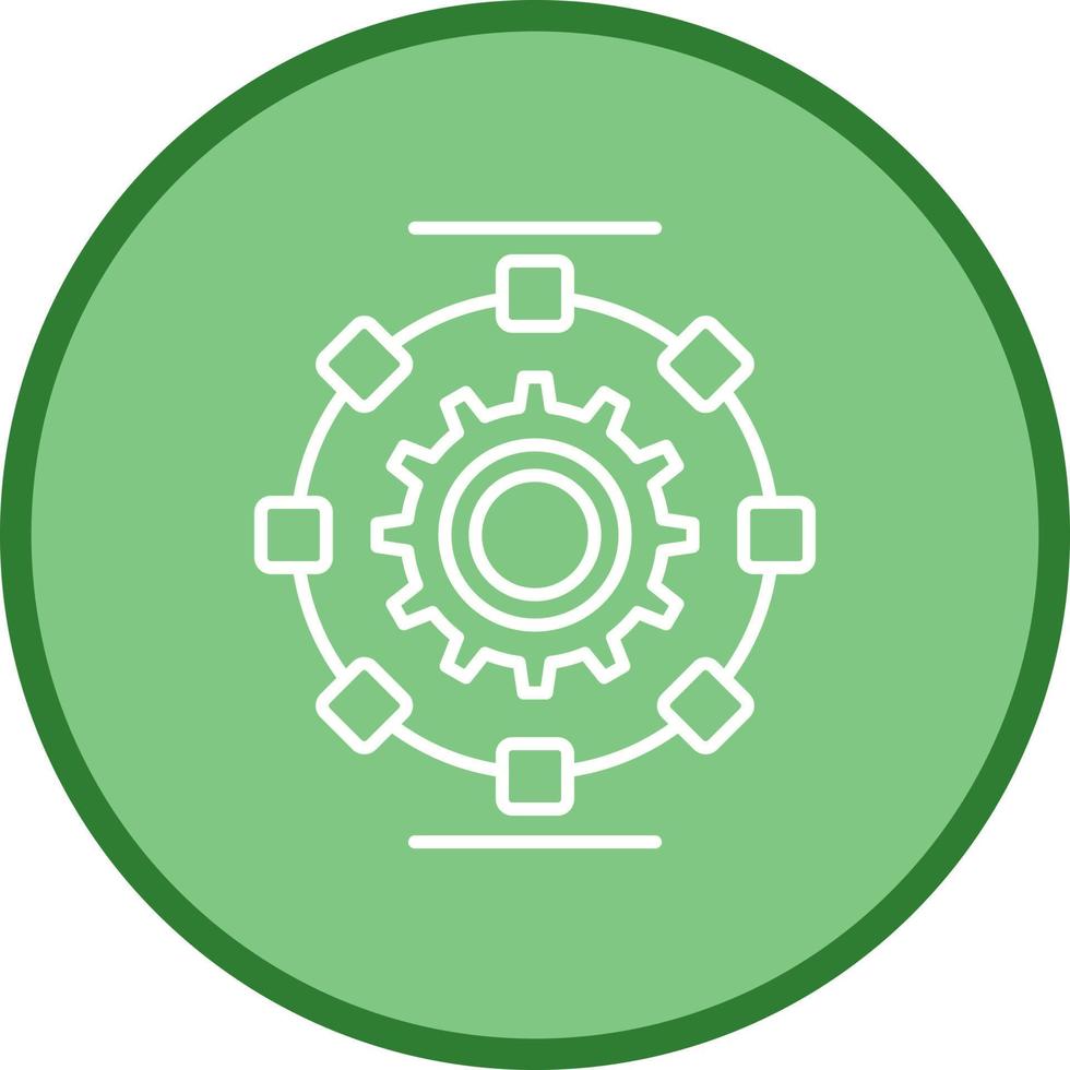 Automated Process Vector Icon