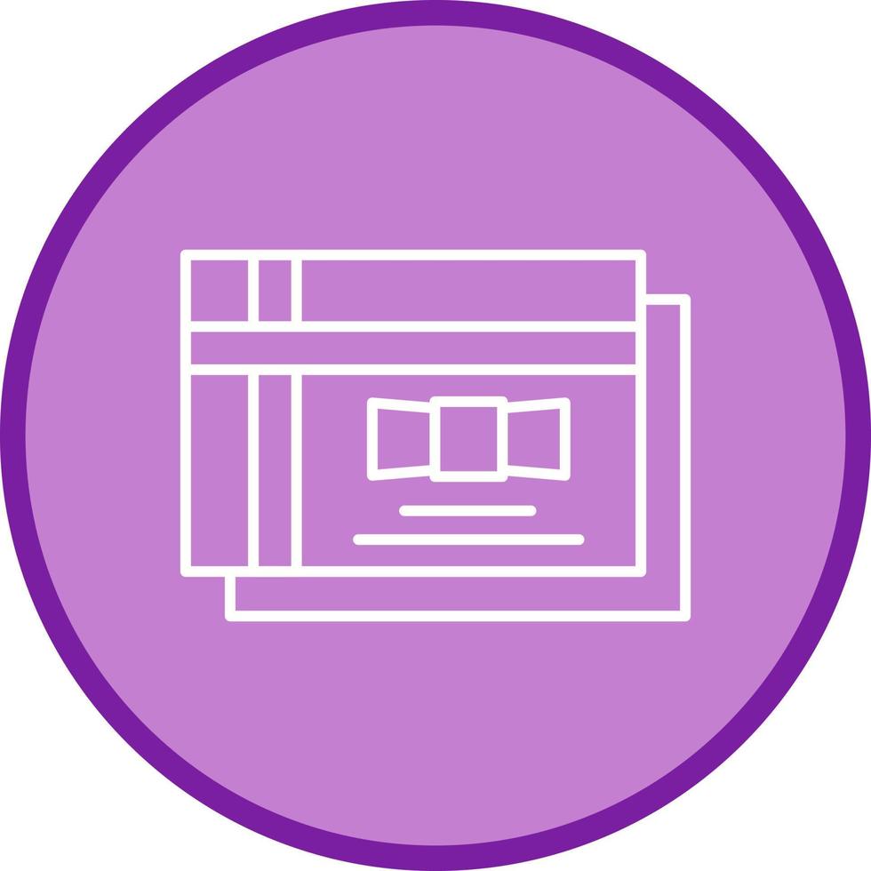 Gift Card Vector Icon