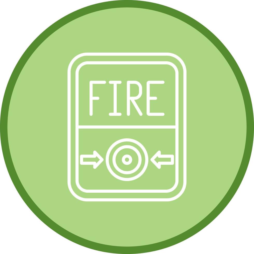 Fire Button Vector Icon