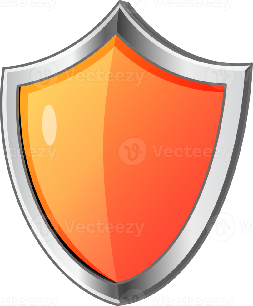 Orange Shield Protection png