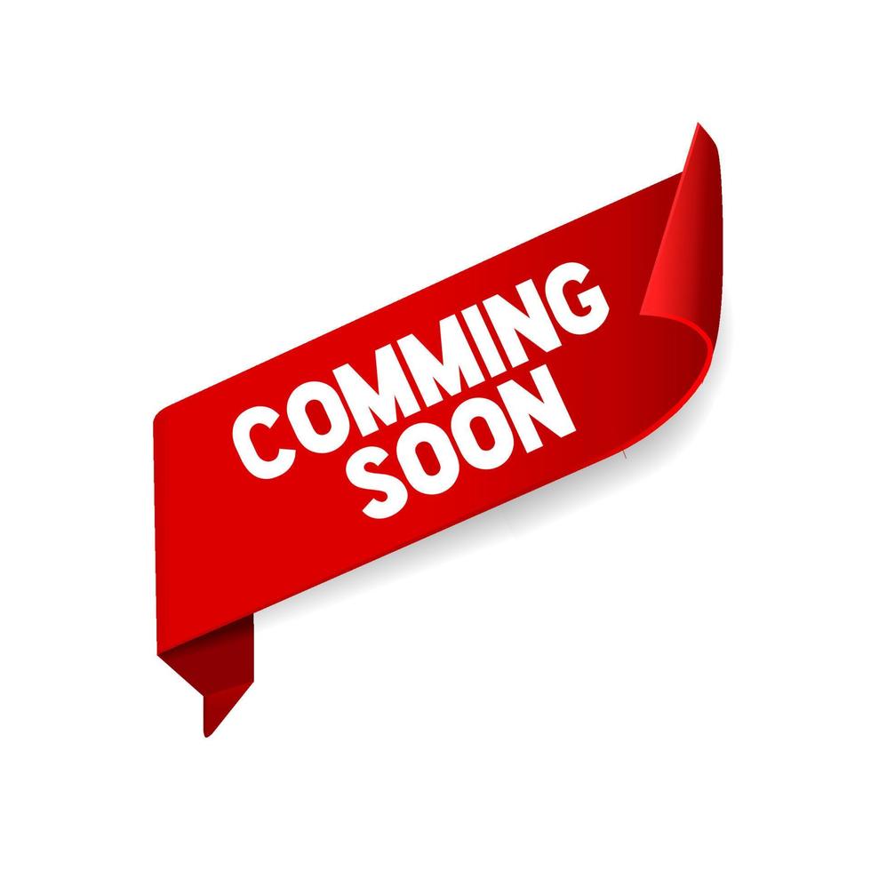 Coming soon banner design. Coming soon badge icon. Coming soon banner for business, store, advert, vector. vector