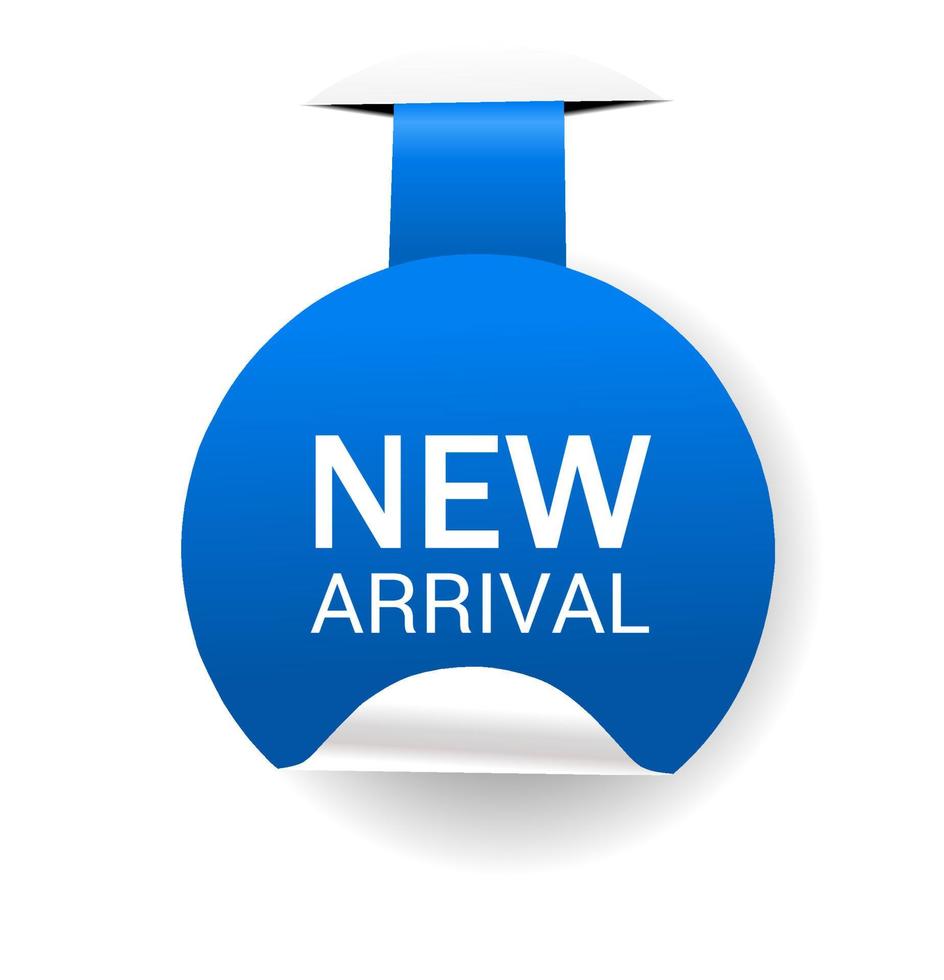 New arrival label. Sticker banner template with new arrival. new collection signs. vector