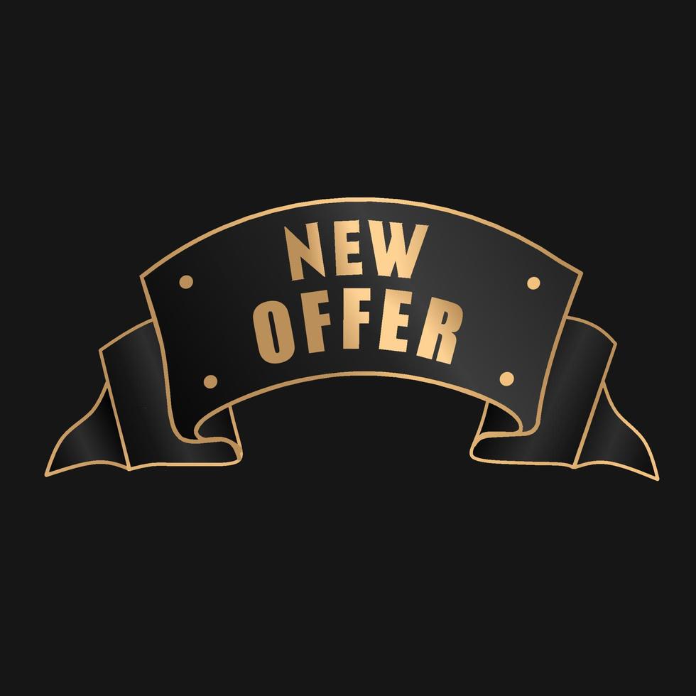 New offer banner icon. Modern vector design. web element.