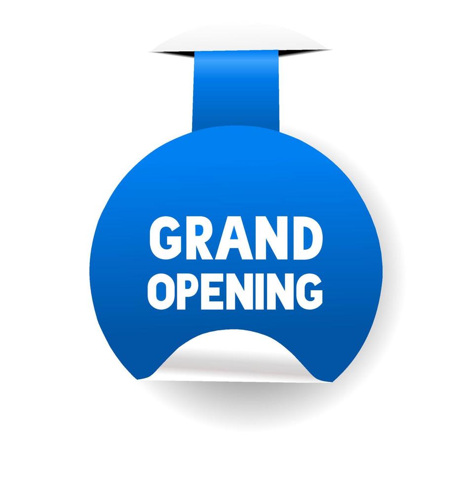 Grand opening banner design. Opening banner. Grand opening. Flat vector. vector