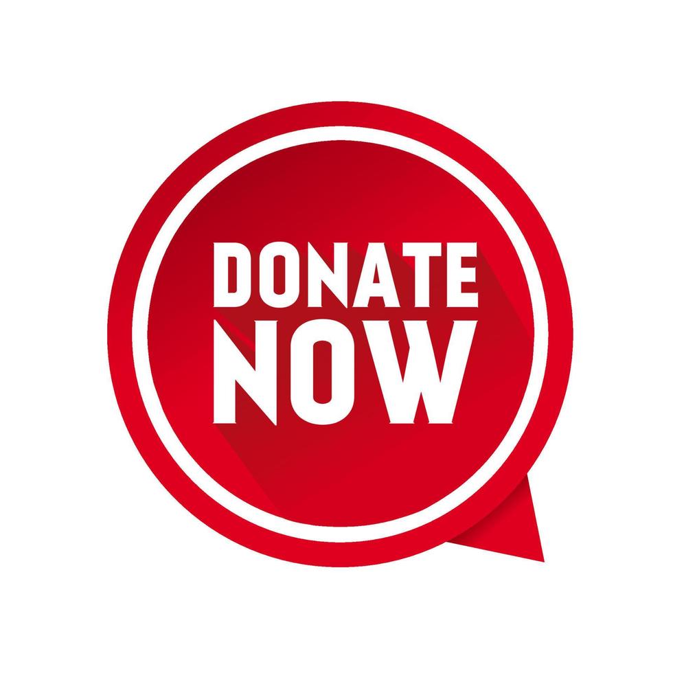 Donate now button. Donate Now Seal, Mark, Label Design. Modern Vector  illustration. 19902234 Vector Art at Vecteezy