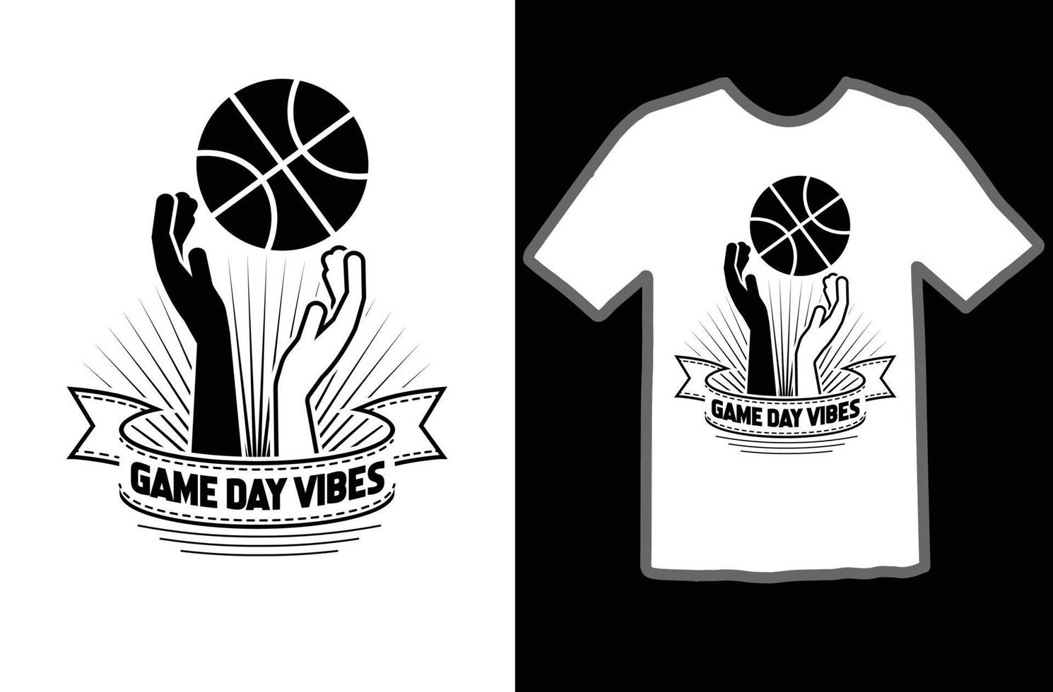 Game Day Vibes svg t shirt design vector