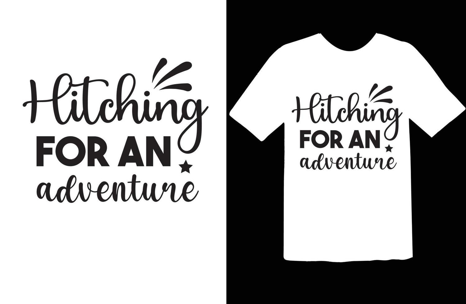 Hitching for an Adventure svg design vector