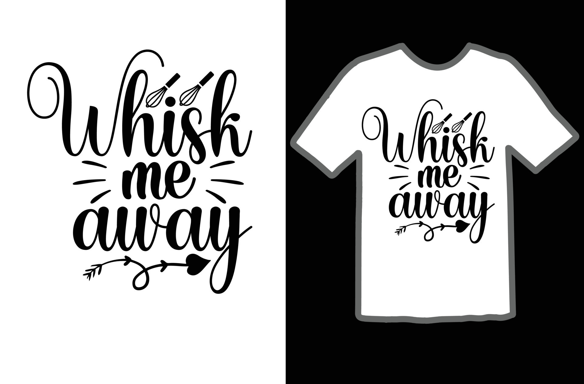 Whisk me away svg design 19902473 Vector Art at Vecteezy