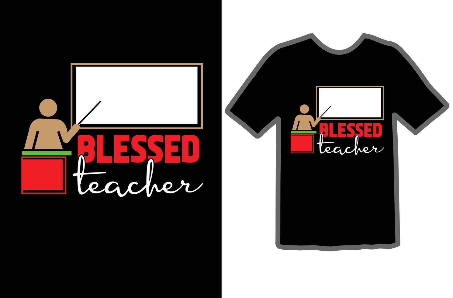 Blessed Teacher svg t shirt design vector