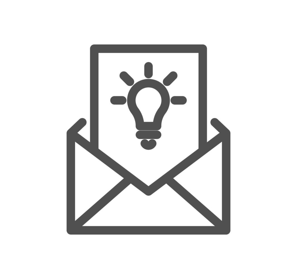 Creative business solutions icon and linear vector. vector