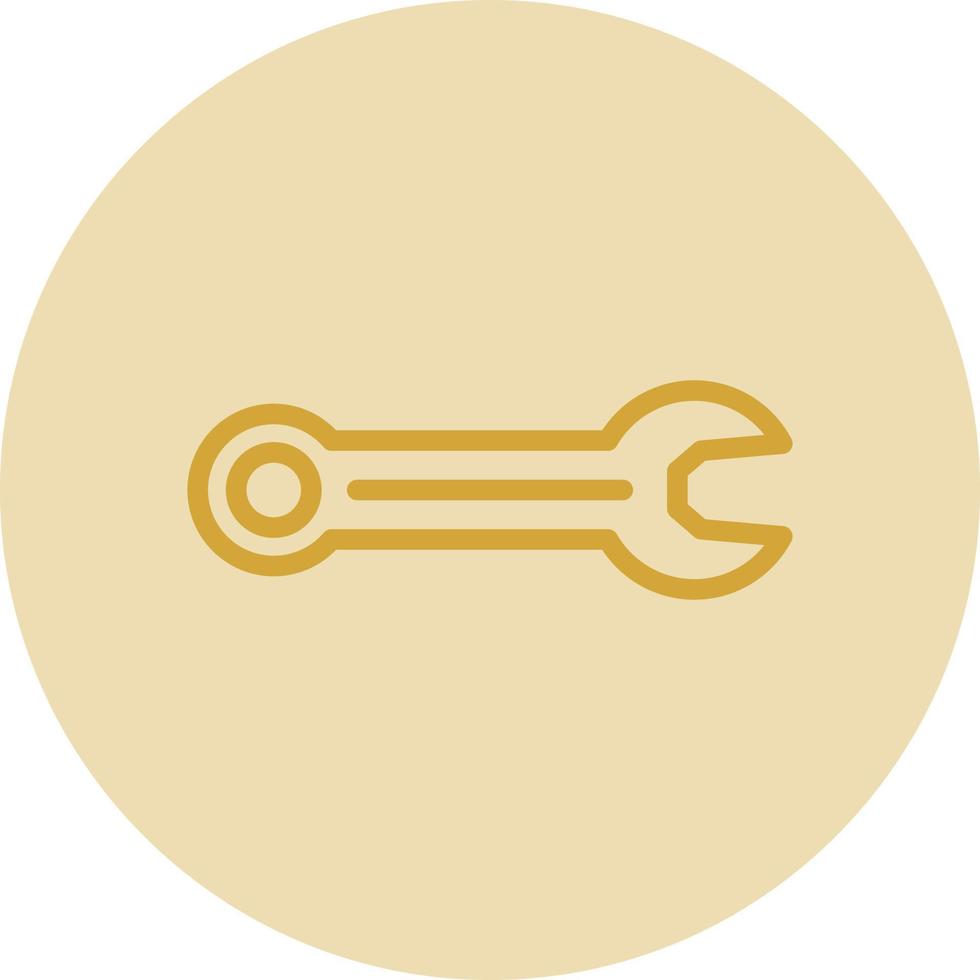 Spanner Vector Icon Design