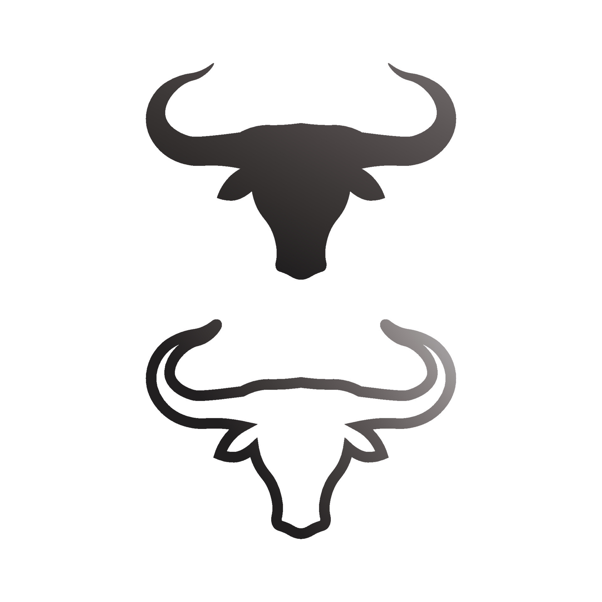 bull-and-cow-logo-design-icon-vector-horn-animals-19904205-vector-art