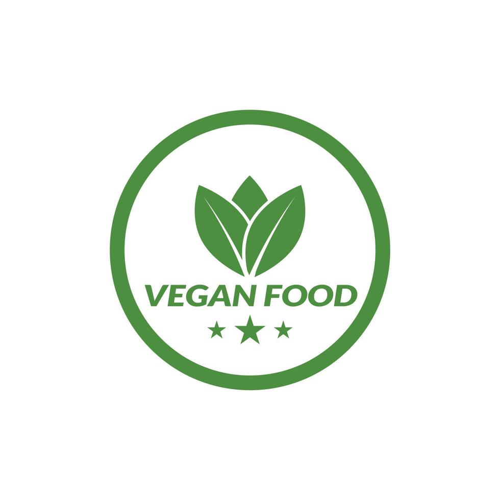 vegan food icon vector. It can be used for supplement label design, cbd label design, box design, social media template design etc. vector