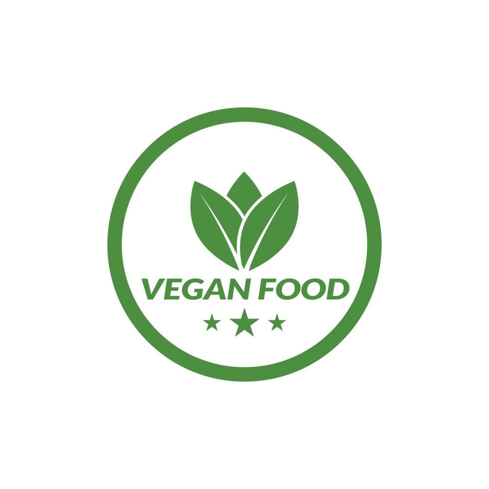 vegano comida icono vector. eso lata ser usado para suplemento etiqueta diseño, cbd etiqueta diseño, caja diseño, social medios de comunicación modelo diseño etc. vector