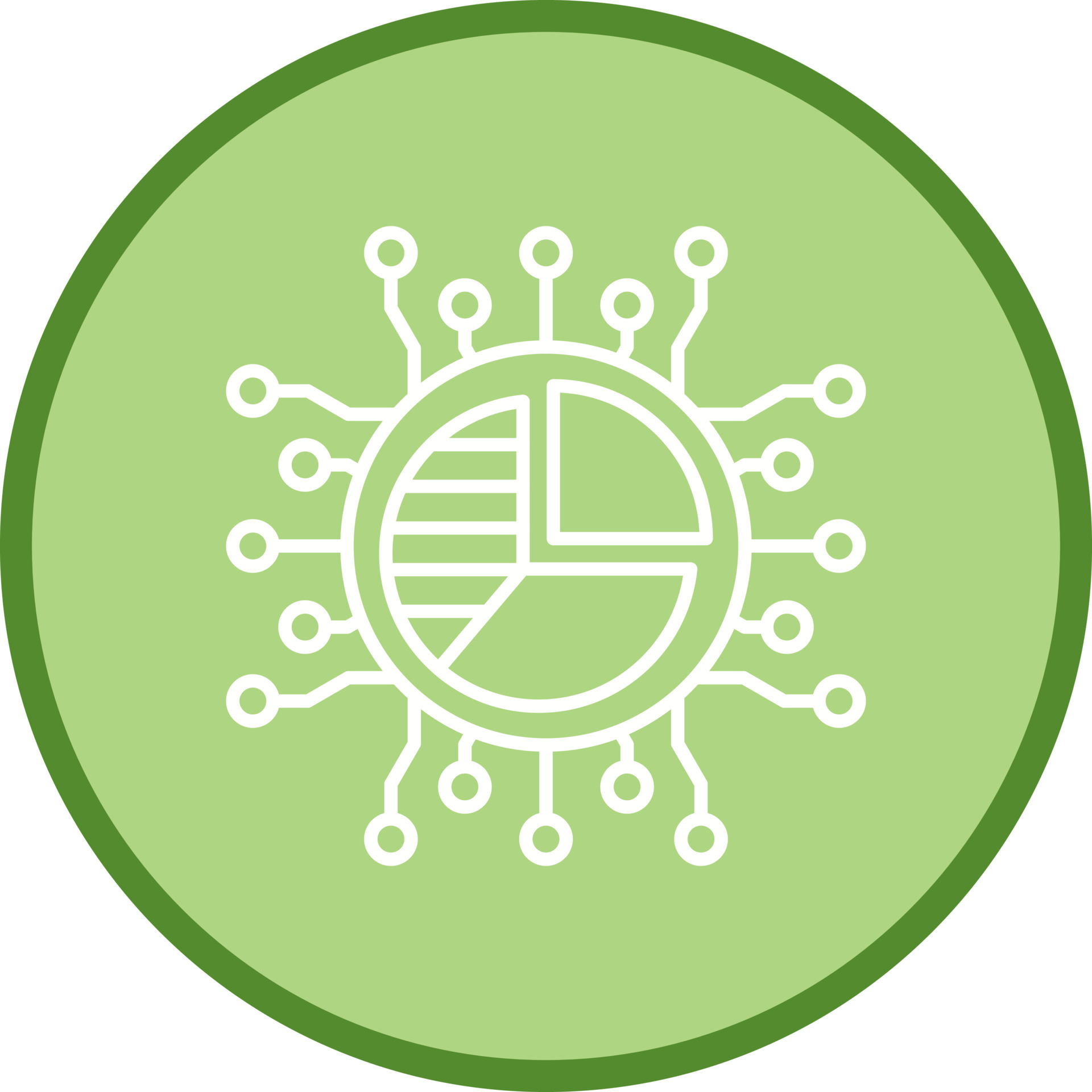 icono de vector de gráfico circular 19905973 Vector en Vecteezy