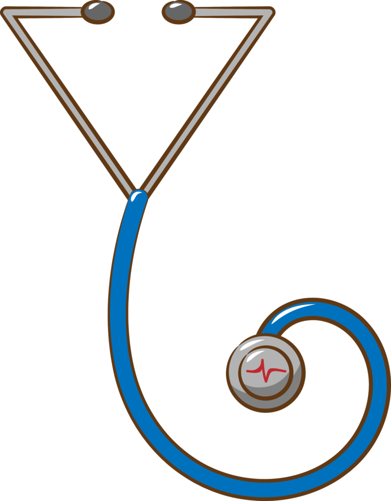 Stethoscope png graphic clipart design