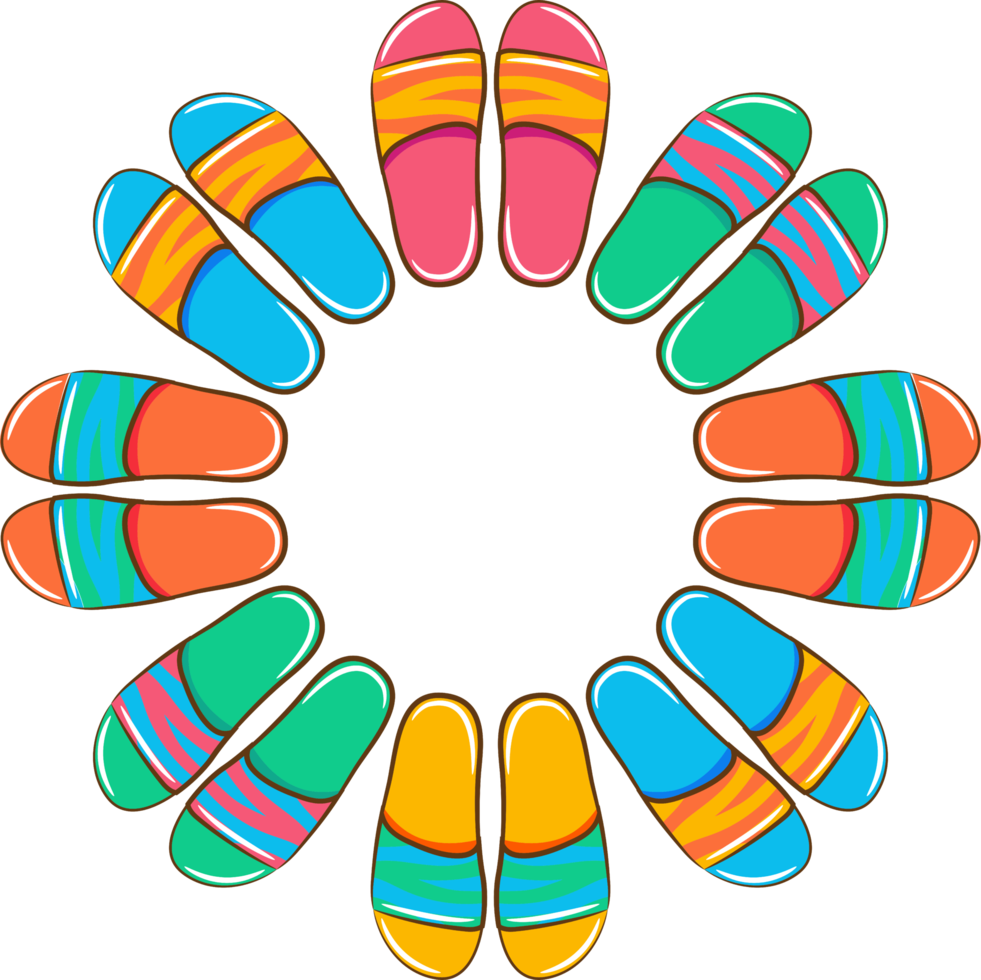 Flip flop png grafico clipart design