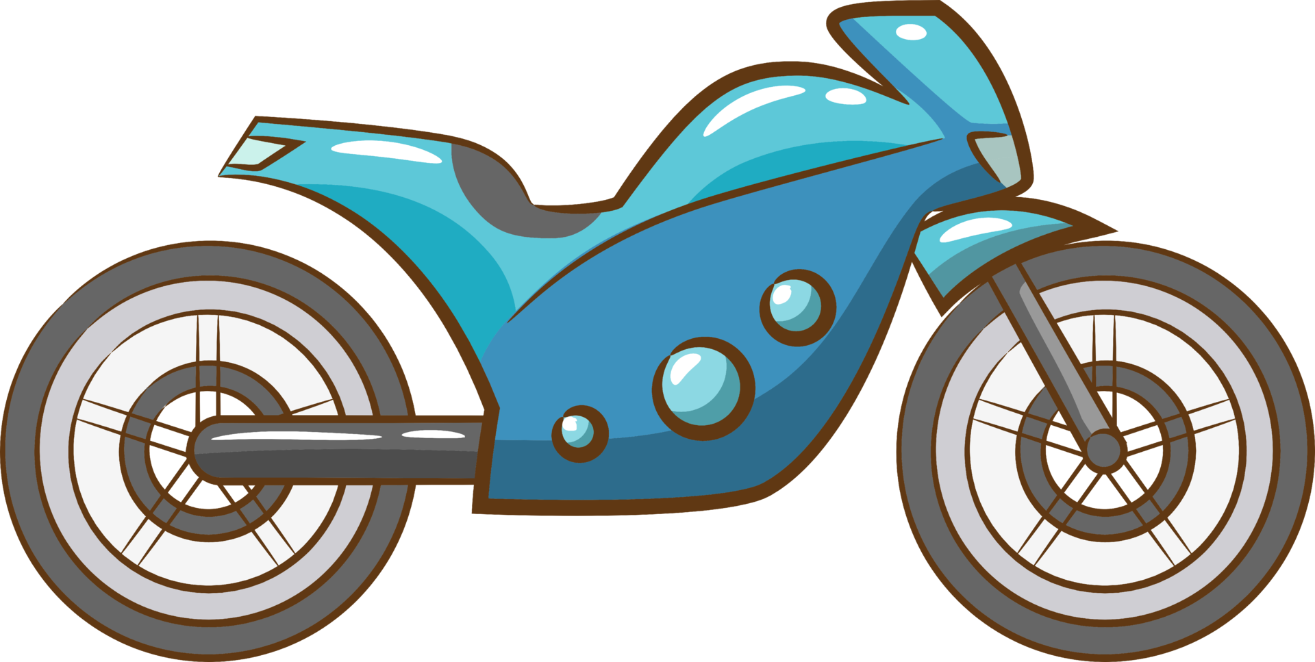 Motorcycle png graphic clipart design