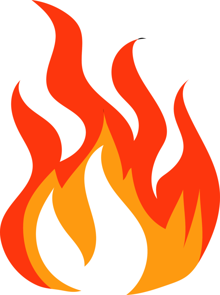 Fire png graphic clipart design