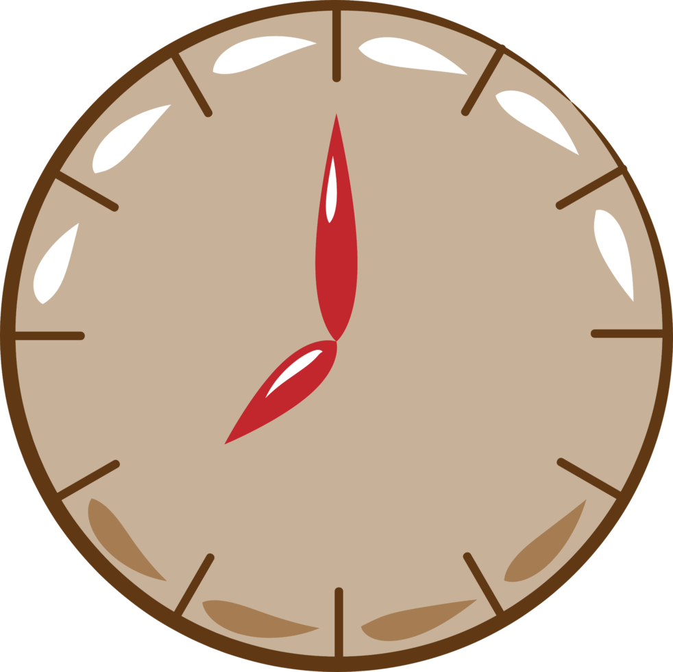 Clock png graphic clipart design