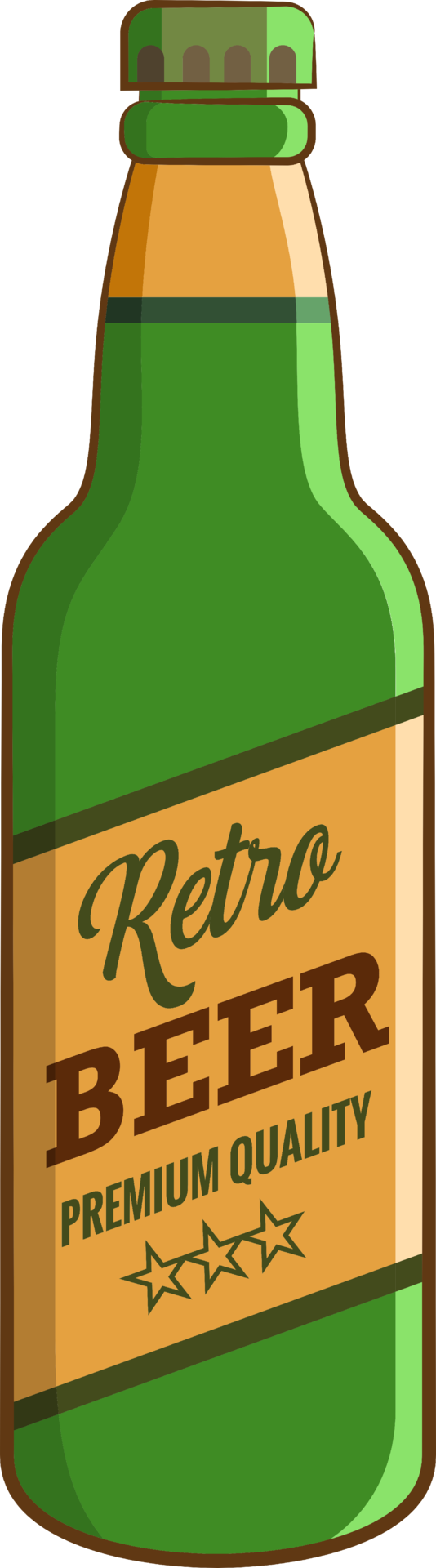 Beer bottle png graphic clipart design 19906499 PNG