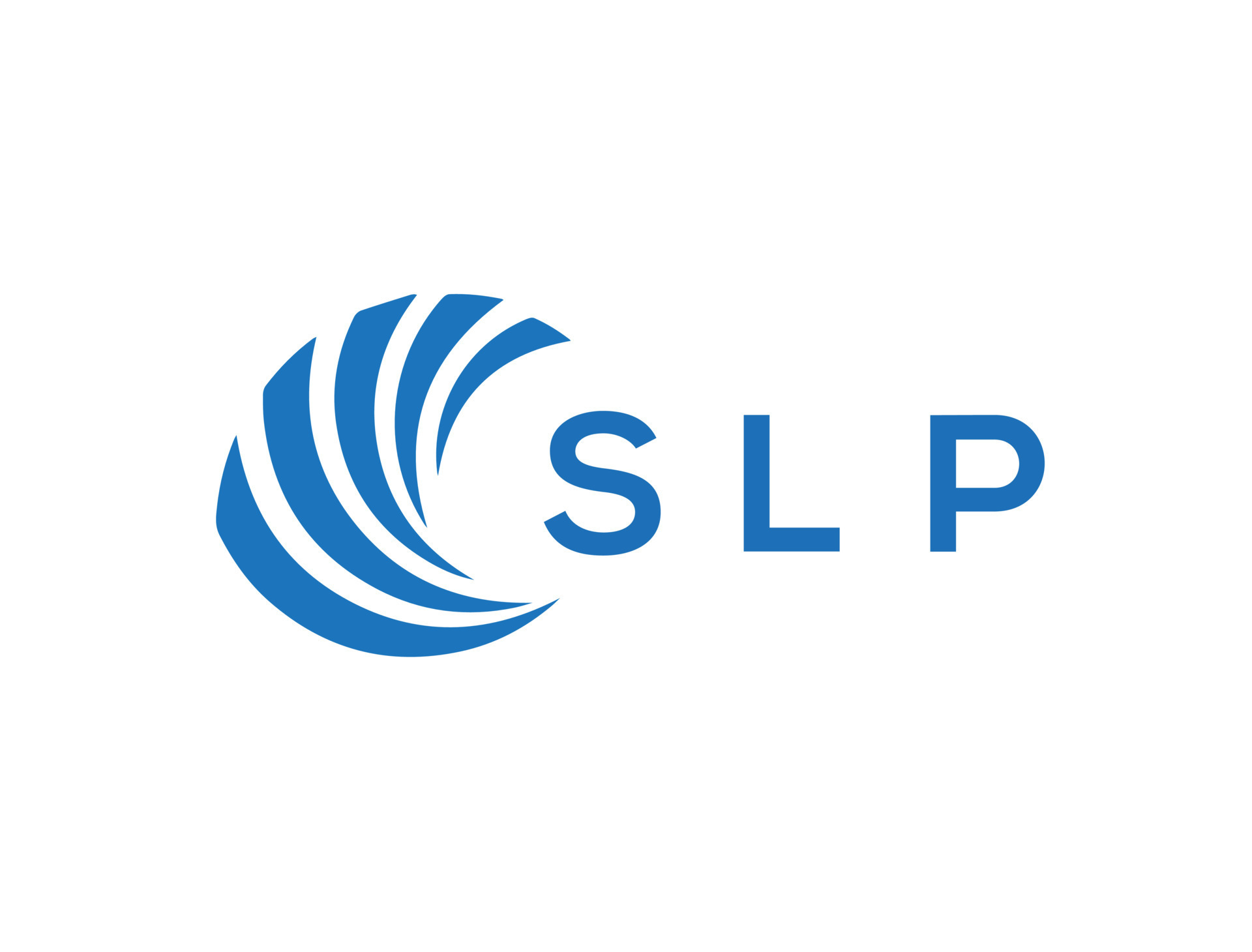 SLP letter logo design on white background SLP creative circle letter SLP letter logo design on white background SLP creative circle letter