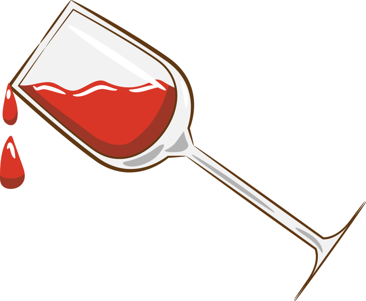 Wine glass png graphic clipart design