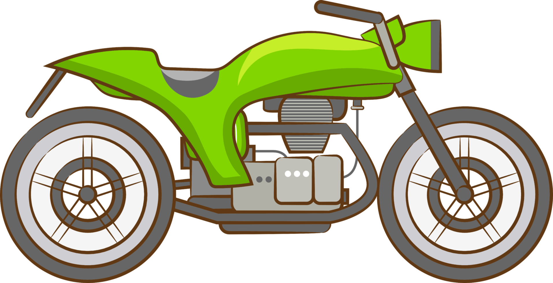 Motorcycle png graphic clipart design