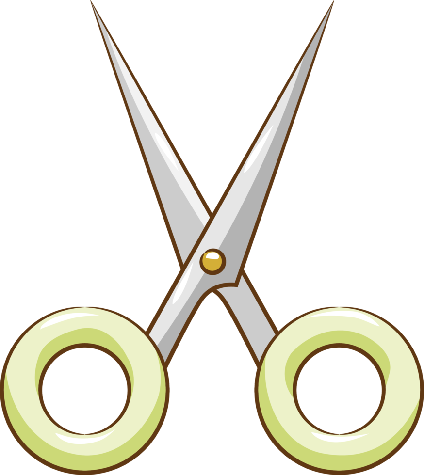 Scissors png graphic clipart design