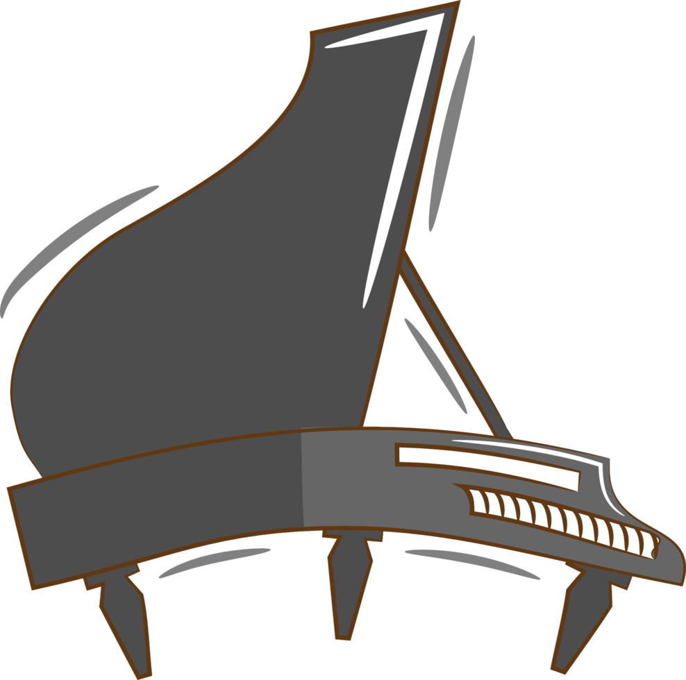 piano PNG grafisch clip art ontwerp