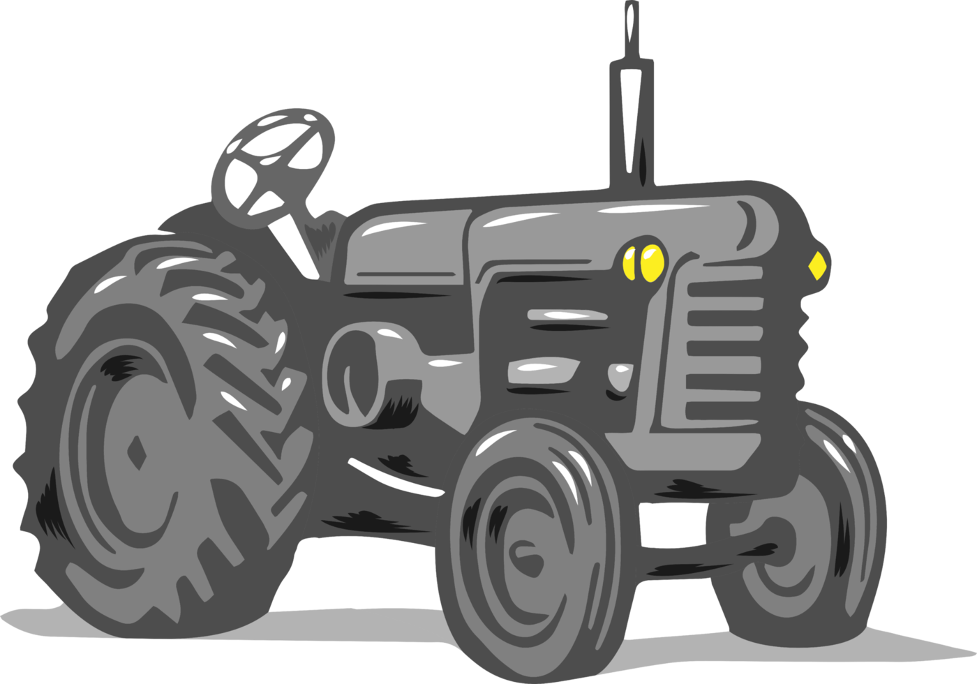 Tractor png graphic clipart design