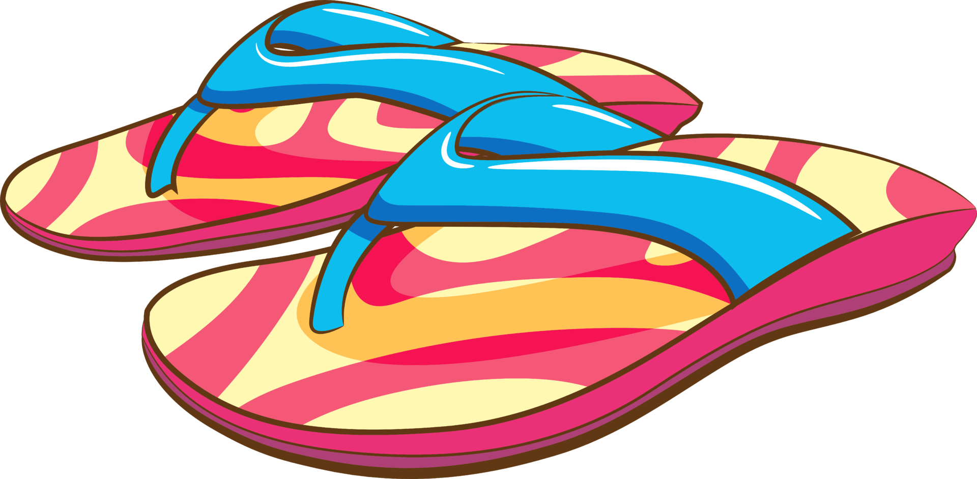 Flip Flop png graphic clipart design