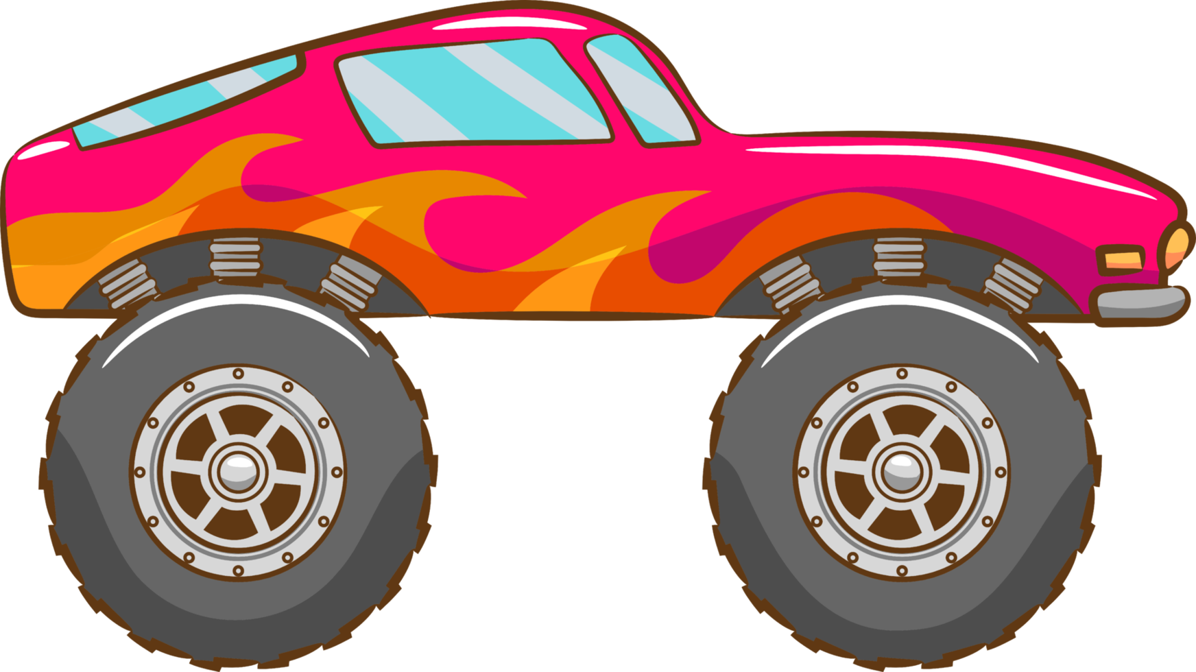 Monster truck png graphic clipart design