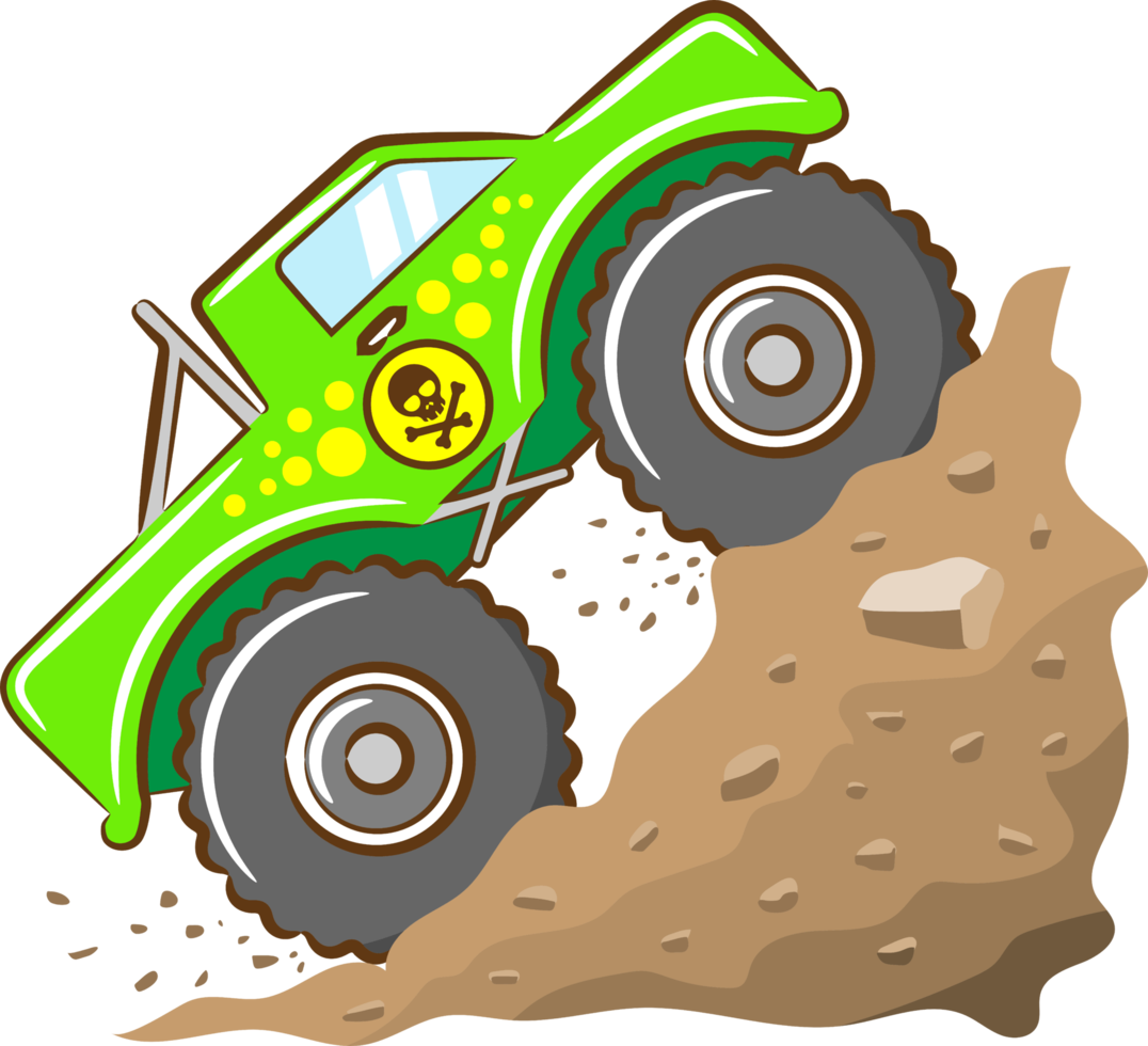 mostro camion png grafico clipart design