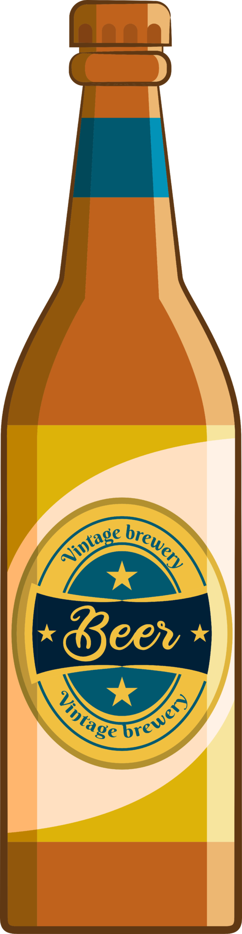 Free cerveza botella png gráfico clipart diseño 19907367 PNG with