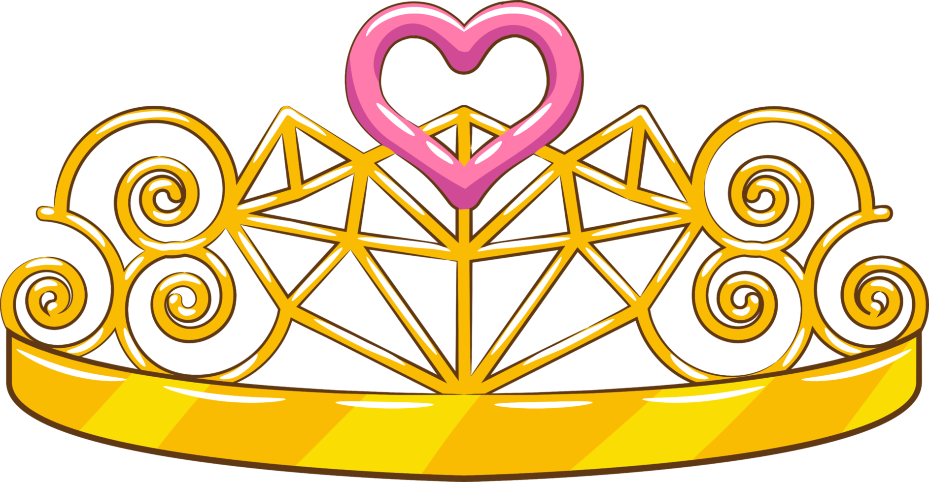 Principessa corona png grafico clipart design