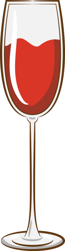 Wine glass png graphic clipart design