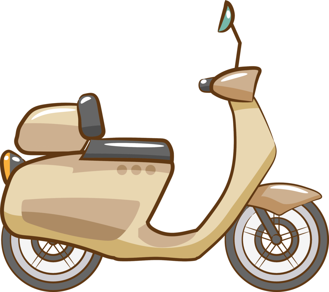 Motorcycle png graphic clipart design