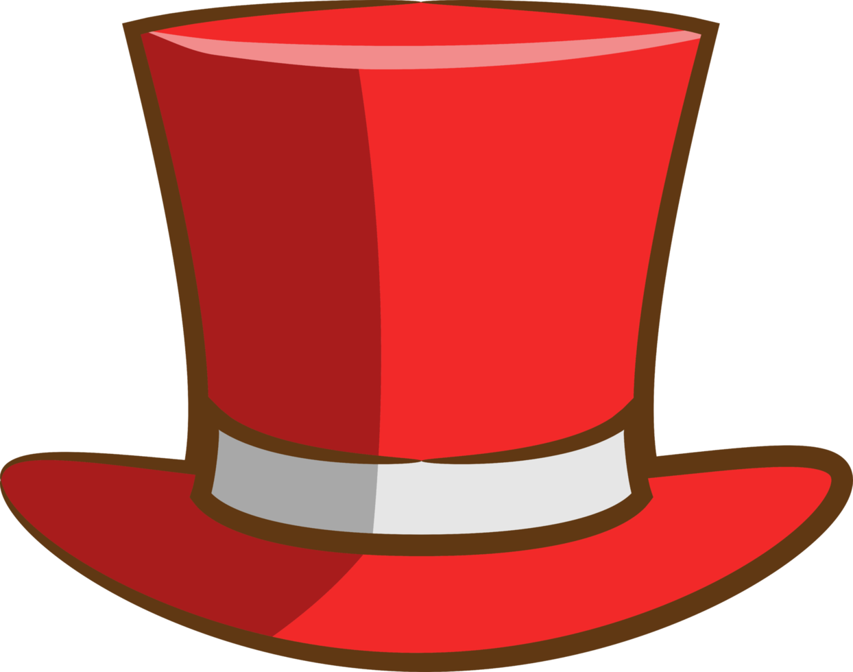 Top hat png graphic clipart design