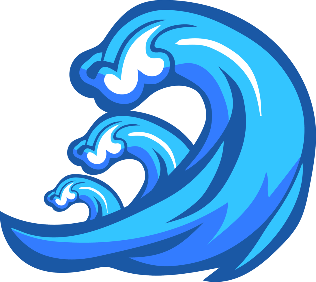 Wave png graphic clipart design