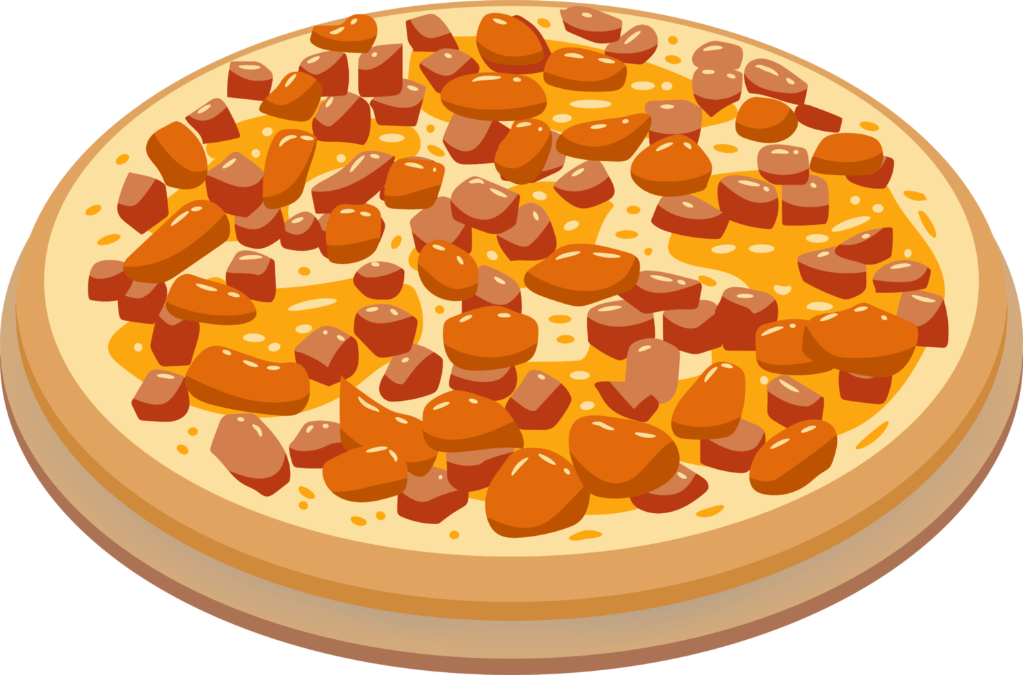 pizza png graphique clipart conception