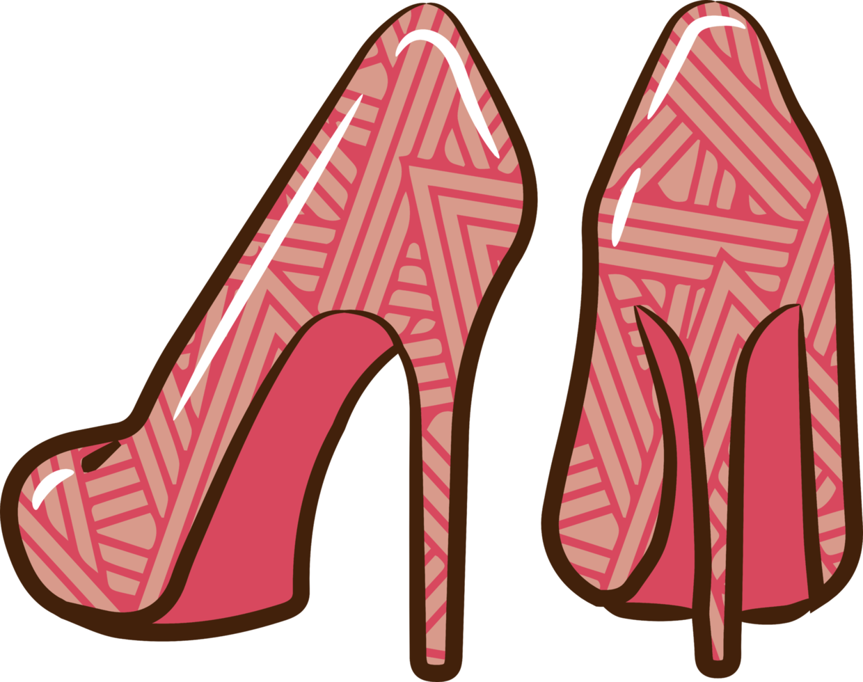 Heels png graphic clipart design